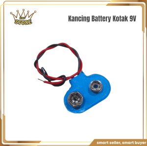 Kancing Battery Kotak 9V / Tutup Kancing Socket Baterai 9V