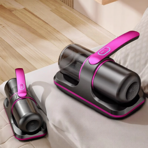 Wireless UV Light Dustmop Ergonomic Handle Powerful Suction Home Use Bedding Vacuum Cleaner Handheld High Frequency Beatting