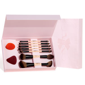 Jessup | Jessup Makeup Brushes Set with Makeup Sponge 3/7pcs Double Sided Makeup Brush Foundation Blush Eyeshadow with Gift Box