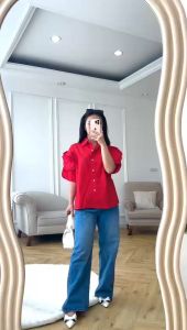 SJM NEW ! SERIES 2 DRESS NATALAN CHRISTMAS BLOUSE BAHAN KATUN POPLIN TERBARU