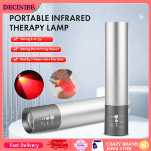 DECINIEE Portable Led Near Infrared Infra 850nm Handheld Medical Lamp 660nm LED Red Light Therapy torch Therapy Lamp USB Direct Charging