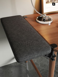 Easy-Install Extendable Computer Armrest and Keyboard Shelf