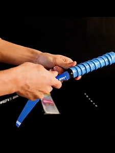 Badminton Tennis Racket Grip Sweat Absorbing Hand Glue Fishing Gear Fishing Rod Wrapped with Rubber Anti Slip with Sticky Hand Glue Anti Sweat Belt Dumbbell Protective Grip Tape