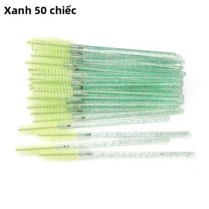 50 Cọ Chải Mi Dùng Một Lần Cọ Mascara Pha Lê Cọ Môi Dụng Cụ Trang Điểm Cho Mi Giả Dụng Cụ Làm Đẹp