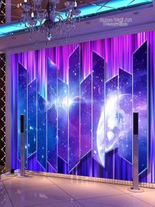BIHUADASHI | Glowing Space Decorative Wallpaper