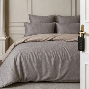 SIDEFU | High-Quality Hotel Luxury 100% Cotton Jacquard Bed Sheet Set