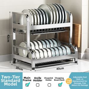 B&W | Multifunctional 304 Stainless Steel Kitchen Storage Rack