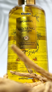 Ebelin Shampoo Ginseng Original - Untuk Rambut Rontok & Tipis Membuat Rambut Lebih Kuat & Tebal BPOM
