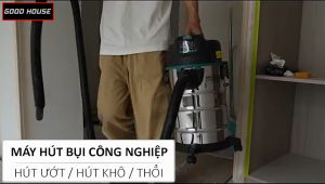 Máy Hút Bụi Công Nghiệp Gia Đình Công Suất Lớn 1600W Dung Tích 25L Tích Hợp 3 Chế Độ Khô - Ướt- Thổi Bảo Hành 2 Năm lỗi đổi mới trong 7 ngày đầu nhận sản phẩm