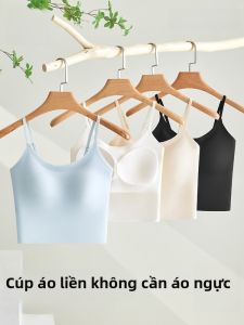 MiiOW | Áo ba lỗ một mảnh Ice Silk không dây Catman dành cho nữ mùa hè không đường may hở bụng ngắn mặc trong và ngoài trời