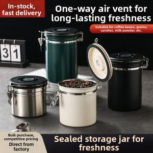 GUANGMANZHI | Freshness Sealing Storage Jar 304 Stainless Steel Aroma Valve