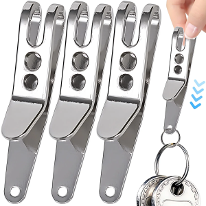 EDC Bag Gear Pocket Suspension Clip with Key Carabiner Clip Outdoor Quicklink Key Suspension Pocket Clip Camping Gadget