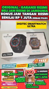 DIGITEC ORIGINAL SMARTWATCH PRIA DIGITEC ULTRA BK - MEN TR - RUBBER - HITAM - JAMDUNIA / JAM DUNIA JD18 # JAM TANGAN PRIA JAM TANGAN SMARTWATCH JAM PRIA JAM TANGAN ANTI AIR $ DIGITEC ULTRA JAM TANGAN DIGITAL S003