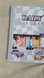 Planner Spiral A5 Daily Weekly Monthly Planner Geometry Abstract Shapes/Jurnal Book/Planner Cute murah