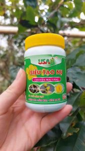 Phân bón SIÊU TẠO NỤ MAI VÀNG hủ 100g dạng bột dễ sử dụng và bảo quản