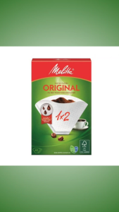 German Melitta Coffee Filter White 1X2 4 Packs (160 Sheets) Coffee Filter