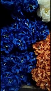 Peoni Rush Cabang 3 Bunga artificial Imitasi kain untuk Dekorasi Hiasan kamar rumah cafe dan wedding atau dekorasi pelaminan Import artificial palsu kain premium termurah