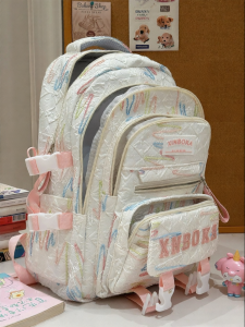 KDMILD | Spacious Stylish School Backpack for Teen Girls
