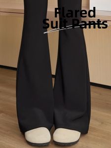 YAYANGREN | Slimming High Waist Flared Trousers Black