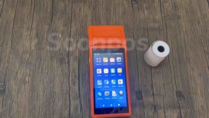 Soonpos Touch Screen Android Handheld POS Terminal With 58mmThermal Receipt Printer 3G 4G WiFi GPS Bluetooth Smart Cashier Mobile POS Machine Compatible With Food Panda Loyverse POS UTAK Salesplay POS System