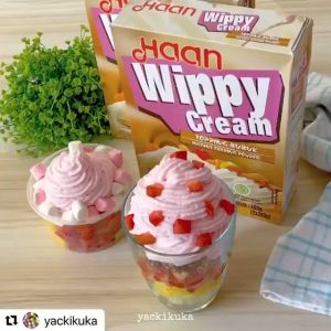 WIPPY CREAM HAAN 200 Gr - WHIPPED CREAM INSTANT TOPPING POWDER