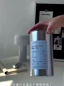Stainless Steel Cangkir Tumbler Kopi Cup 600ml Stainless Steel Portabel Americano Tumbler 900ml Botol Minum Aesthetic Termos Portable Tumbler Minum