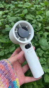 M11 Adjustable Handheld Mini Fan 120 Levels USB Charging Rechargeable Portable Cooling with Power Display