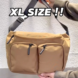 Ready Stock!! Extra Large (XL) Premium Quality Nylon Men Waist Bag Pouch Bag Chest Bag Operations