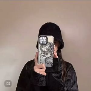 Original IMD 3D Hybrid Case Dragon 16 Promax 16 15 Pro 15 14 Plus 14 13 Pro 13 12 11 11 Pro X Xr Xsmax Matte Premium Casing