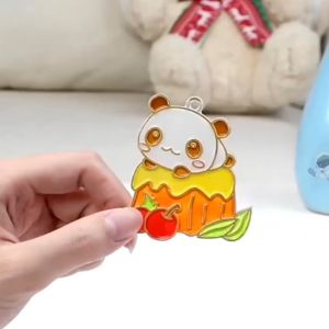 Lakuku - Mainan Kreatifitas DIY Rubber Painting with extra diamond Kreasi Warna Gantungan Akrilik
