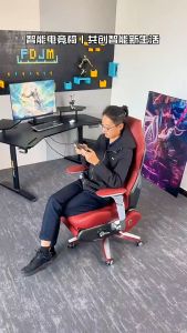 Ghế giám đốc chỉnh điện da bò thiết kế công thái học tay cầm điểu chỉnh ngả lưng 160 độ