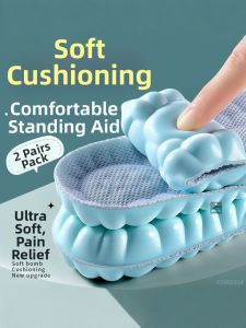 JVBV | Comfortable Anti-Odor Breathable Standing Cushion Shoe Insoles