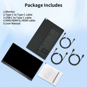 16Inch Portable monitor 2.5K Touchscreen Display device 100%sRGB 400NIT IPS Used in Laptop Xbox PS4/5 Swicth