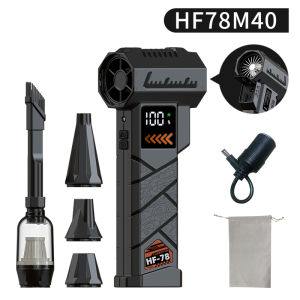Quạt Thổi Khí Nén Turbo Jet 380W Với Pin Sạc 15000mAh Điều Khiển 100 Cấp Độ Máy Khởi Động Ô Tô Di Động Để Vệ Sinh Xe Hơi