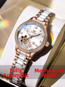 OLEVS | Swiss New Womens Automatic Ceramic Waterproof Watch 32mm