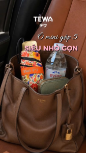 Ô dù gấp gọn khung nhôm 6 nan siêu nhẹ chống nắng chống thấm ô đi mưa - Ô hoa mini TEWA UPF50+ chuẩn Nhật Bản