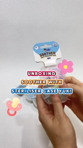 Dodo Soother with Steriliser Case (2 pcs Kompeng dengan Kotak Simpan)