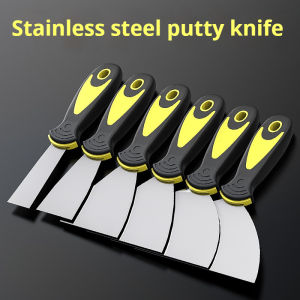 Putty KnifeDrywall ScraperStainless Steel ShovelCutting KnifePainters Wall Heavy-Duty Scraper All-in-One Plastering Trowel
