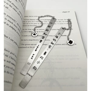 Đồ Ký Tự Kim Loại Không Gỉ Hình Chú Chó Và Chú Mèo Nhỏ Đồ Ký Tự Sáng Tạo FuG Quý Phái Phụ Kiện Văn Phòng Phẩm