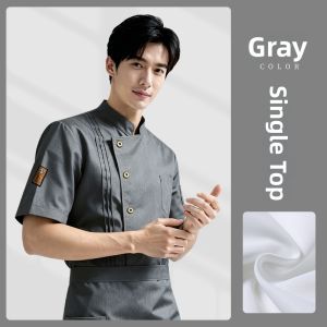 Breathable Durable Customized Logo Short Sleeve Work Uniform for Summer
