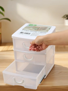 MINI DRAWER STORAGE BOX 13cm(L) x 9cm(W) x 11.5cm(H) MINI DRAWER STORAGE BOX FOR HOME ORGANIZATION
