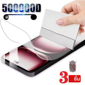 3 ชิ้นฟิล์ม Hydrogel สําหรับ OPPO Reno 12 Pro F FS A80 A40 A40M A60 A78 A79 A98 A96 A3X A3 ป้องกันหน้าจอไม่ใช่แก้ว