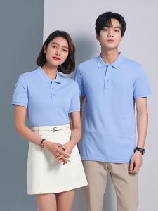 JINGYILAIXIU | Áo Polo Có Thêu Logo Theo Yêu Cầu Đồ Đồng Phục Công Sở Tay Ngắn Áo Thun Mùa Hè