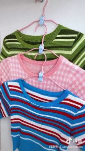 Pakaian penyangkut penyambung cangkuk almari Clothes Hanger Connector Hooks White Wardrobe Organizer Clothes Closet Organizer Cloth Hanger Extension Space Saving