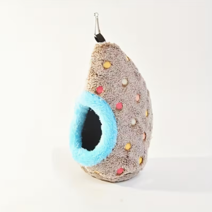 Autumn and winter plush nest small and medium-sized parrot plush thick cold insulation warm peony budgie nest hanging nest