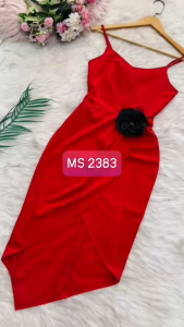 MyDu Shop | MS 2383 Đầm Body 2 Dây – Dự Tiệc Tôn Dáng Hoa Đính Tinh Tế Sang Trọng