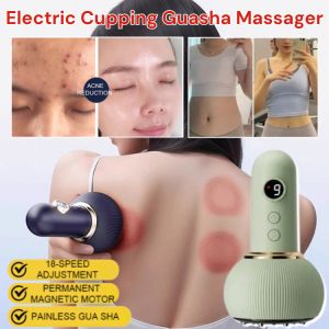 Cupping and Gua Sha Two-in-One Full Body Therapy Device Infrared Heat Slimming Massage Therapy Electric Scraping Detoxification