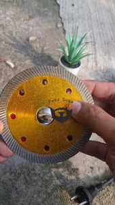 paket 3 pcs mata gerinda pisau keramik turbo batik super slim 4" diamond cutting wheel potong granit