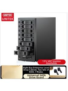 YUEYUZHE | RAID 8 Bay External Hard Drive Enclosure 8 Slots