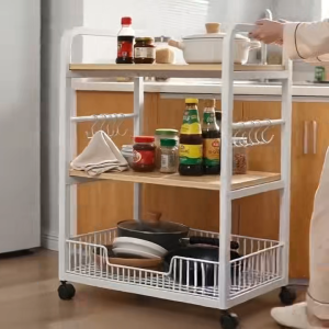 Kitchen Living Room Storage Rack Microwave Hood Shelf Multi-layer Storage Basket Storage Rack